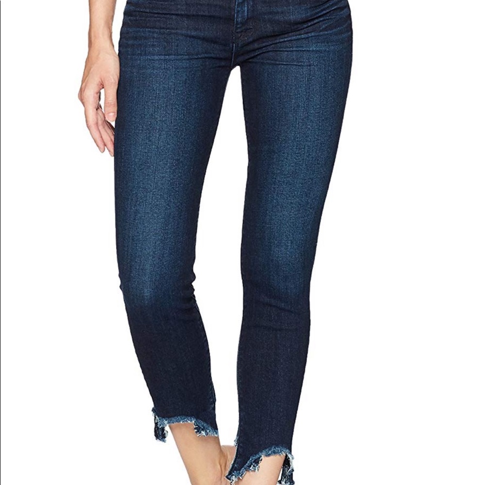 Hudson skinny stretch midrise ankle crop